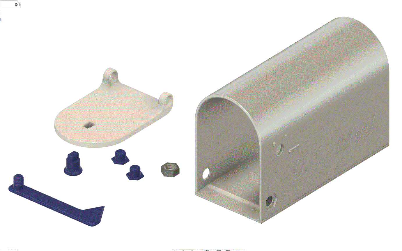 STL file US mailbox・3D printer design to download・Cults